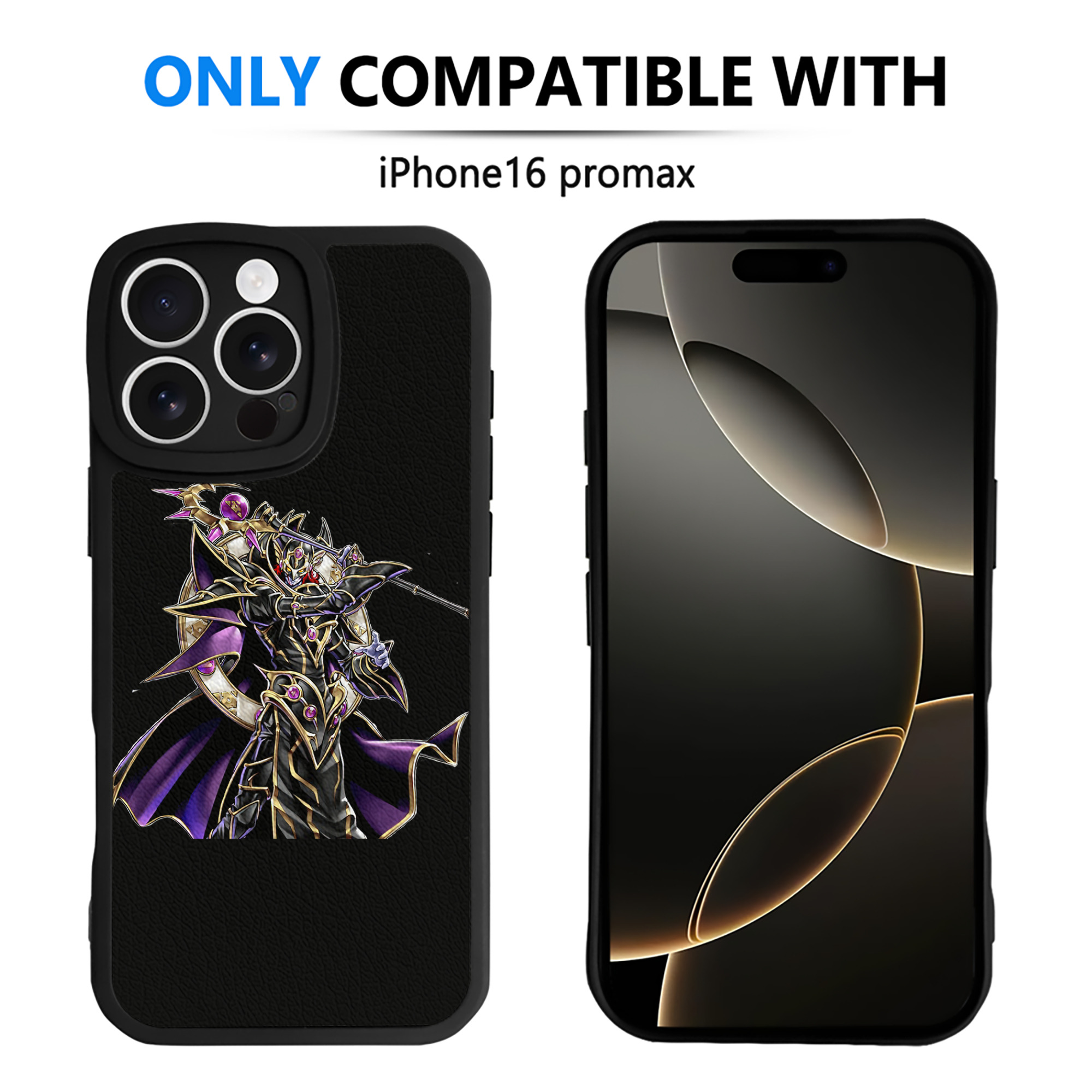 （画像用） 遊☆戯☆王 Yu-Gi-Oh! 【iPhone 16シリーズ対応】シリコンスマホケース（レザー調） 材質：シリコン